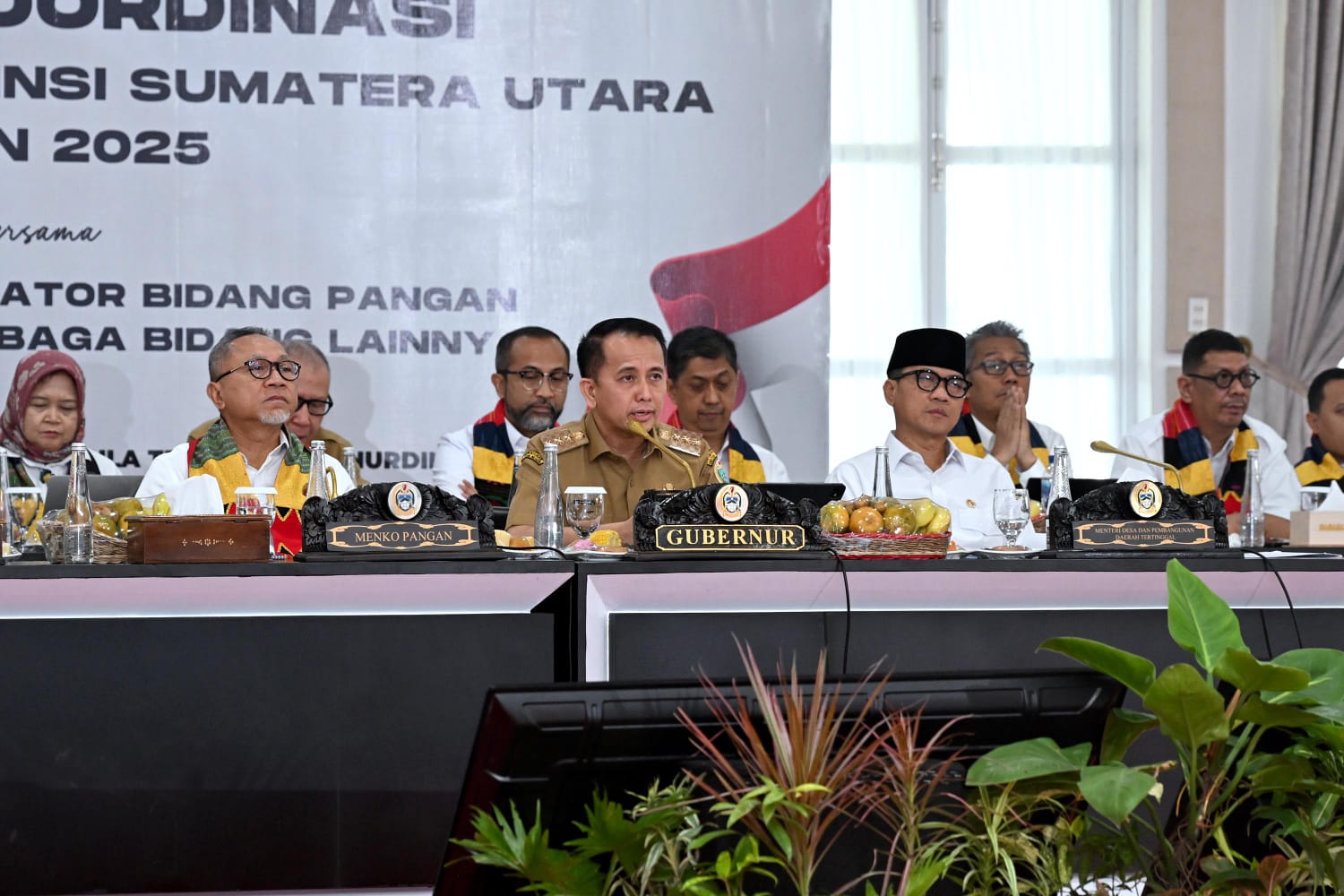 Rakor Bidang Pangan Provinsi Sumut, Pj Gubsu Optimis Optimalisasi Pertanian Terwujud Lewat Kolaborasi Pusat dan Daerah