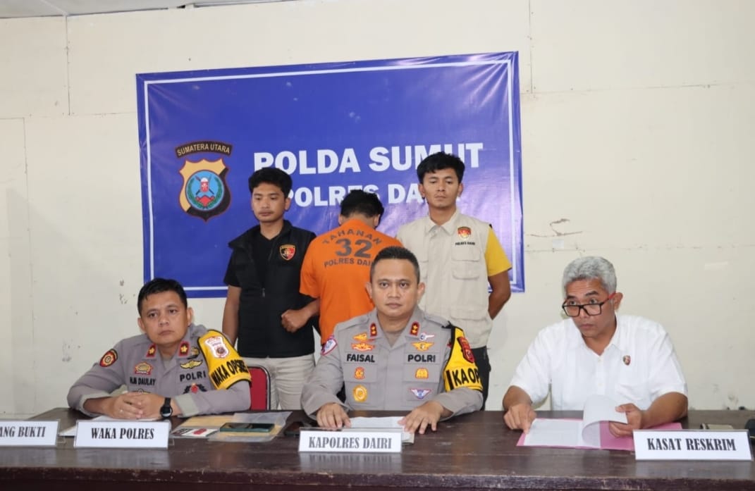 Polres Dairi Amankan Pemilik Akun Tiktok Escobar