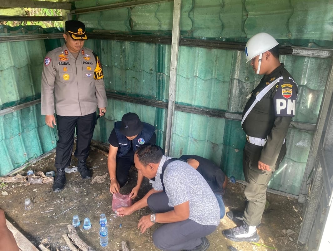 Polres Dairi Grebek Sarang Narkoba di Desa Huta Rakyat
