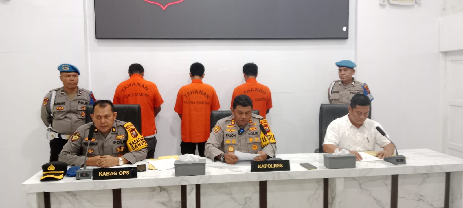 Diancam 9 Tahun Penjara, Oknum Polisi SN Dan Dua Anak Dijebloskan Ke Penjara