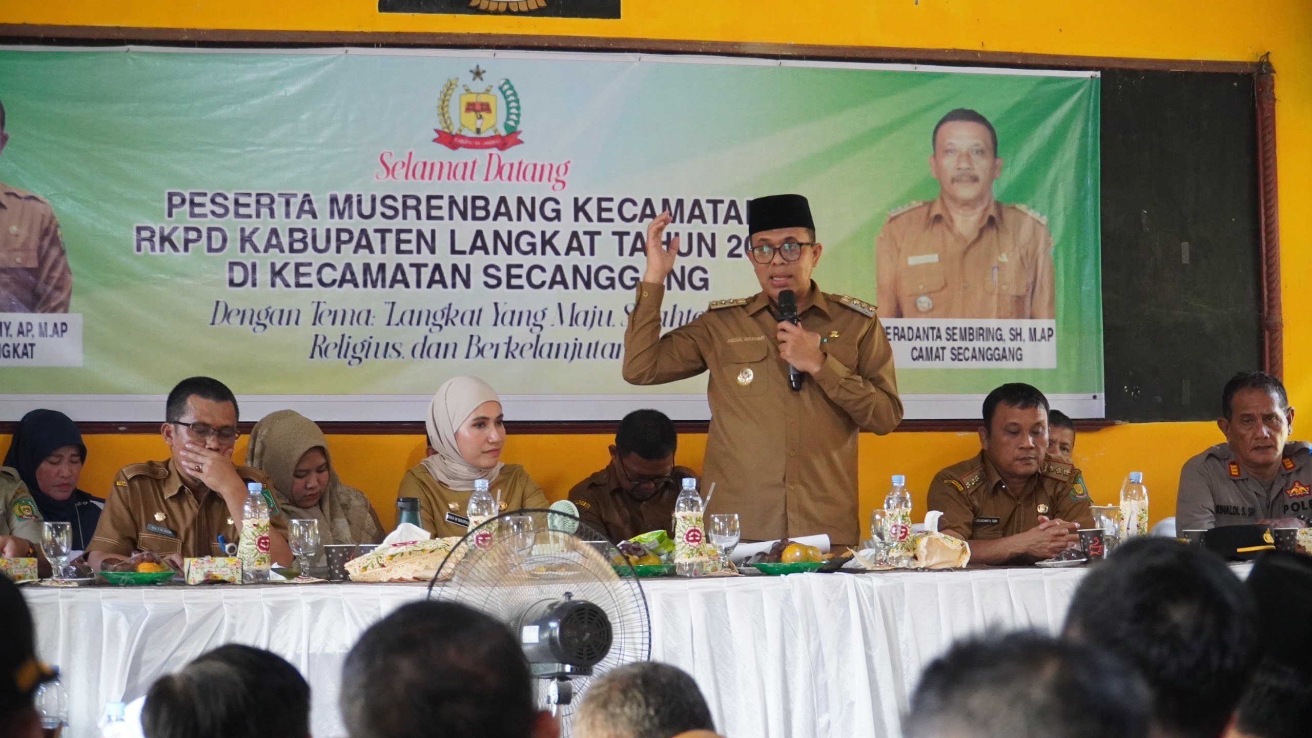 Pj Bupati Langkat Hadiri Musrenbang Kecamatan Secanggang