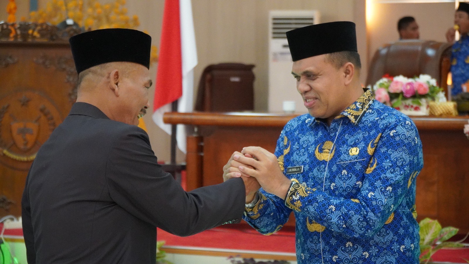 Pj Bupati Langkat Hadiri Paripurna Pokir DPRD Masa Sidang Pertama