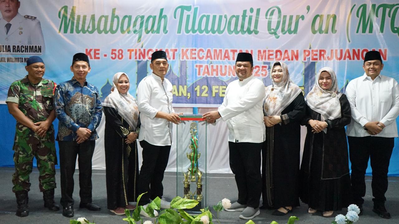 Camat Hidayat AP S.Sos MSP Buka MTQ Ke-58 Kecamatan Medan Perjuangan
