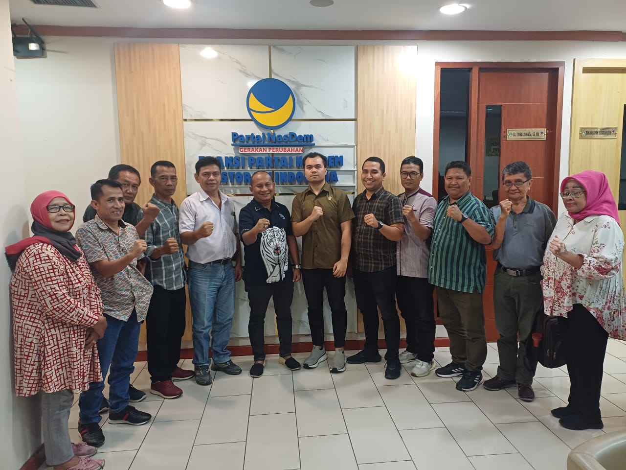 Fraksi NasDem Terima Audiensi Pokja Wartawan DPRD Sumut, Rahmansyah: Siap Bersinergi
