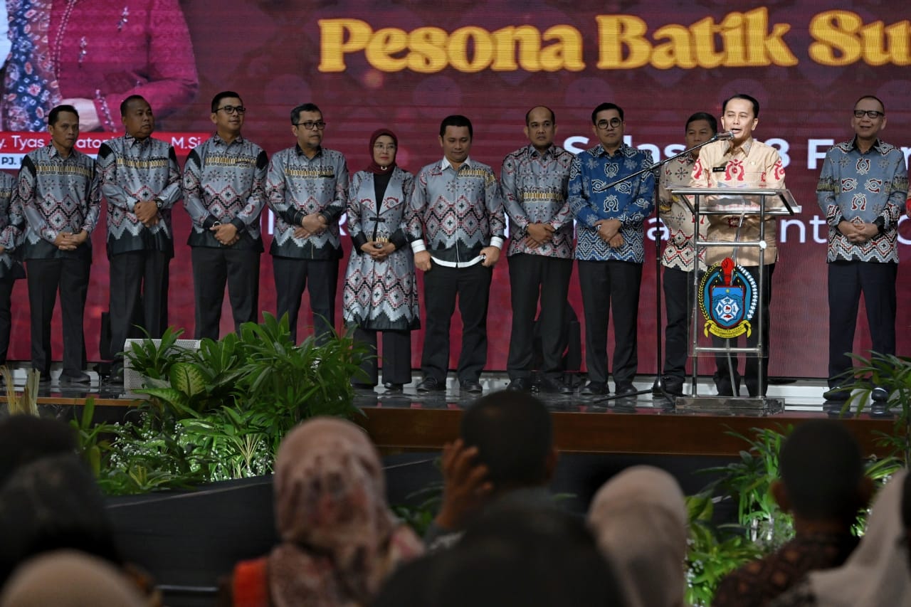 Peluncuran Pesona Batik Sumut Jadi Salam Perpisahan dari Pj Gubsu Agus Fatoni