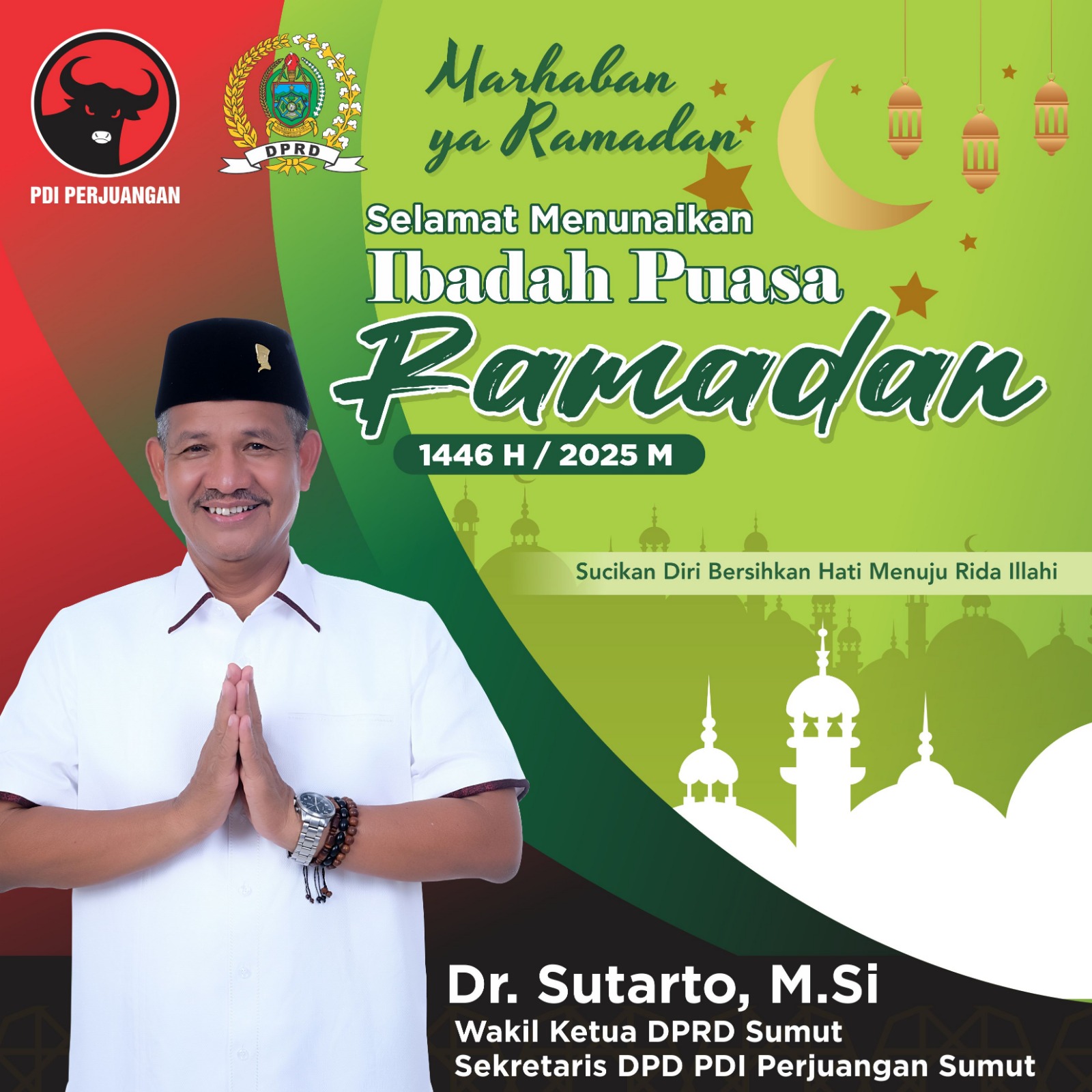 Sambut Ramadhan Sutarto Ajak Warga Sumut Perkuat Toleransi dan Kepedulian Sosial