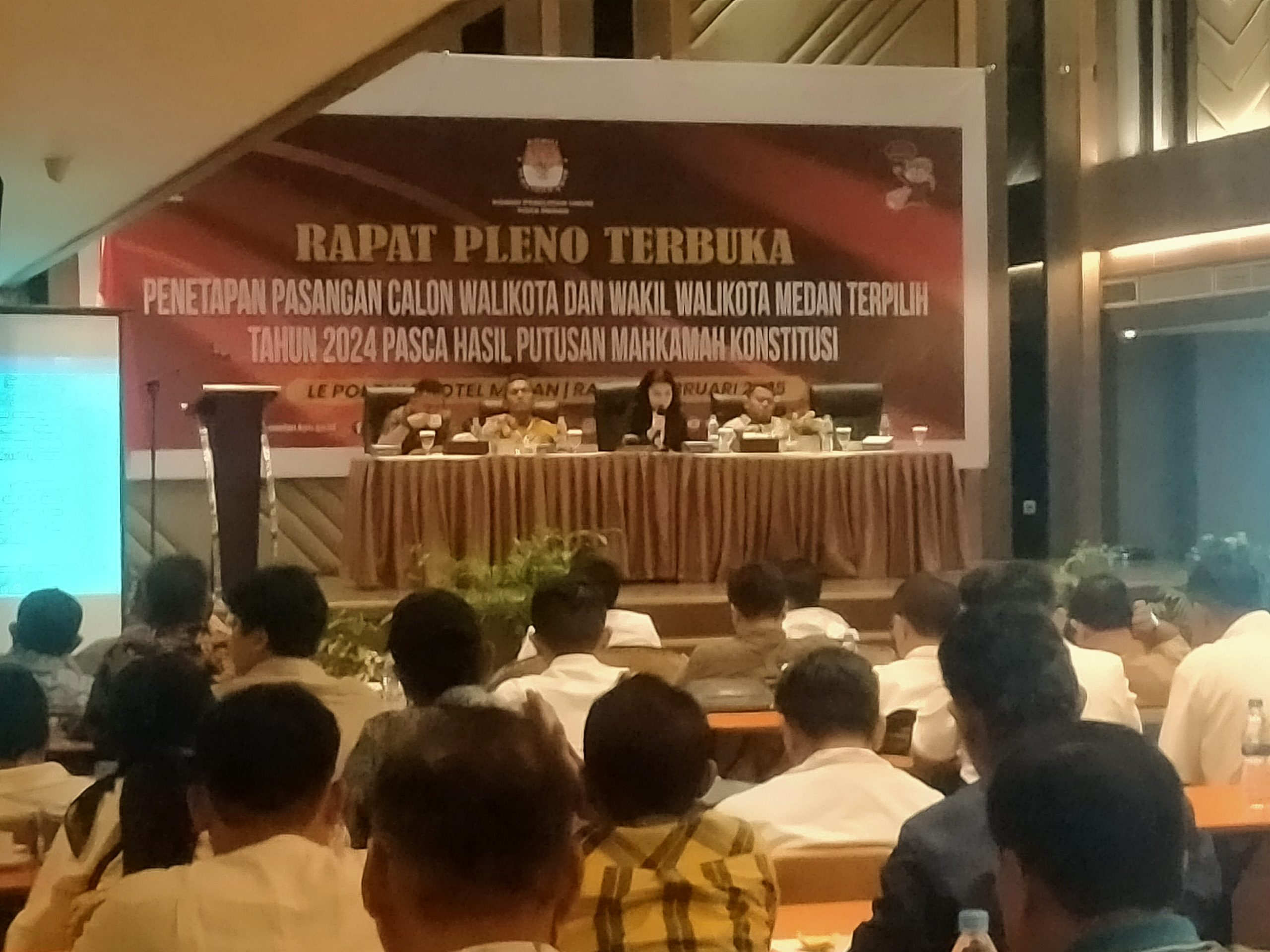 KPU Kota Medan Tetapkan Paslon Terpilih Pilkada Kota Medan 2024