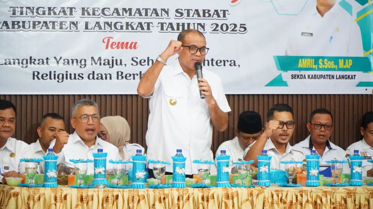 Serap Aspirasi Warga, Pj Bupati Langkat Hadiri Musrenbang Stabat