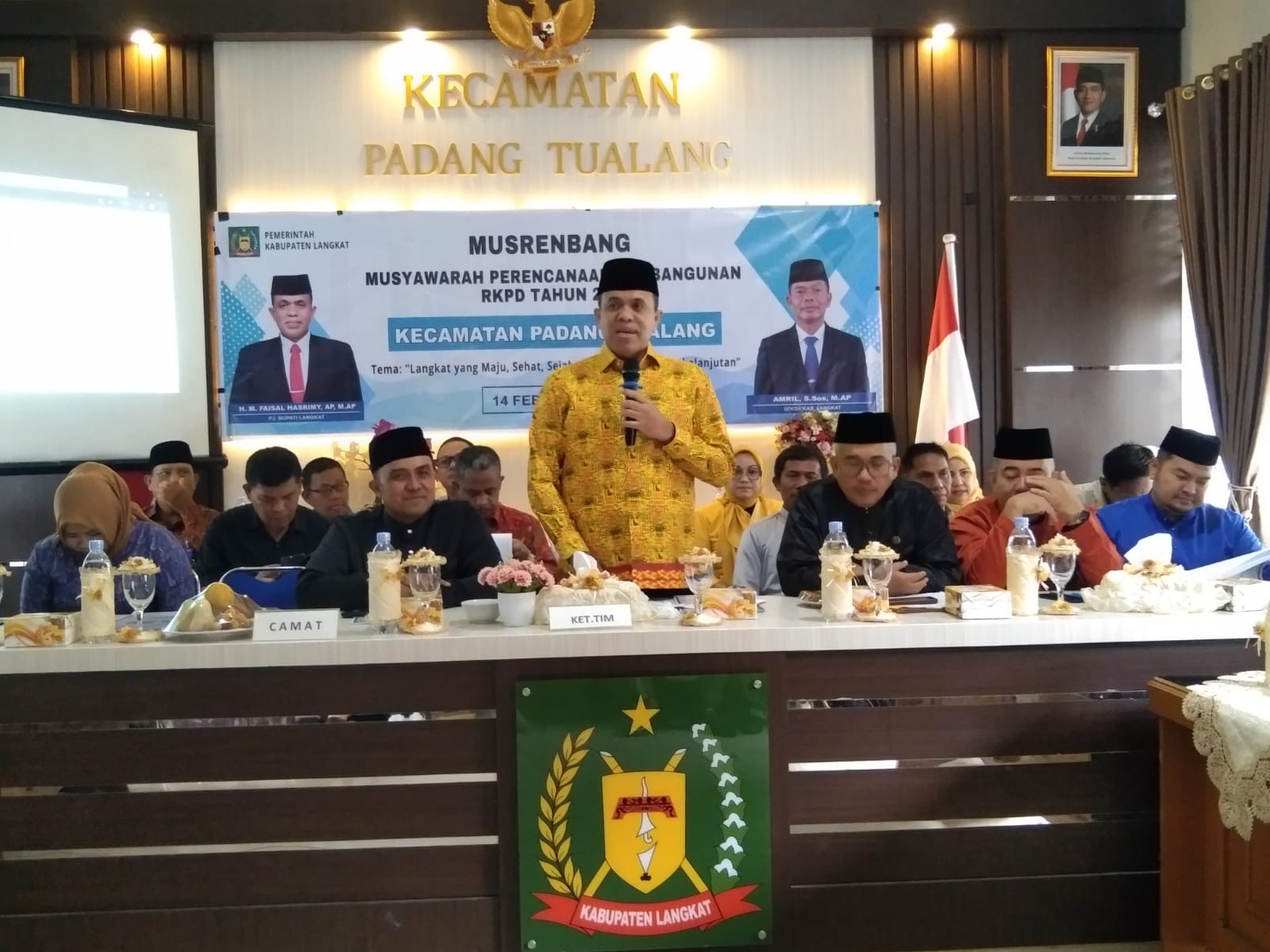 Musrenbang Padang Tualang Dibuka Pj Bupati Langkat