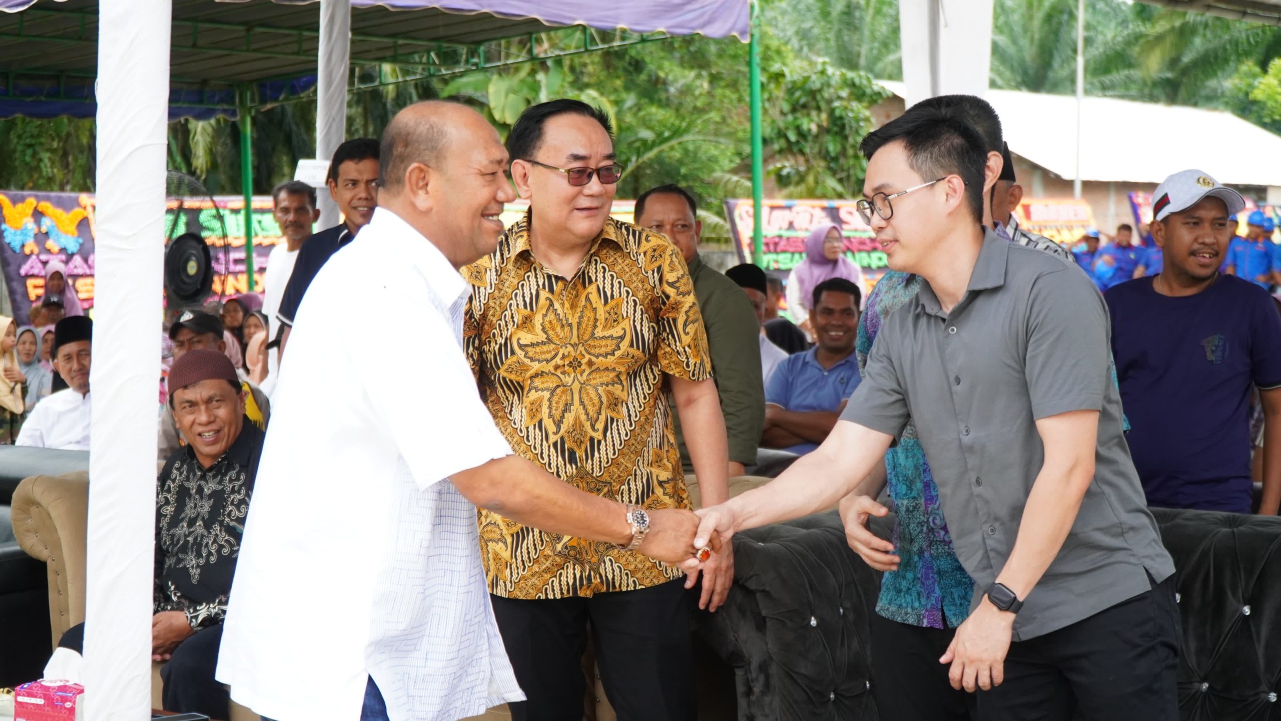 Pembukaan Pabrik Kelapa Sawit PT SIS Diresmikan Syah Afandin