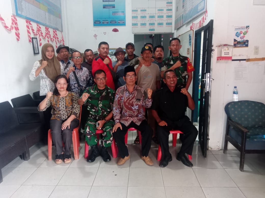 Dan Ramil 20/TK Kunjungan dan Koordinasi ke Kantor Desa Gunung Rintih