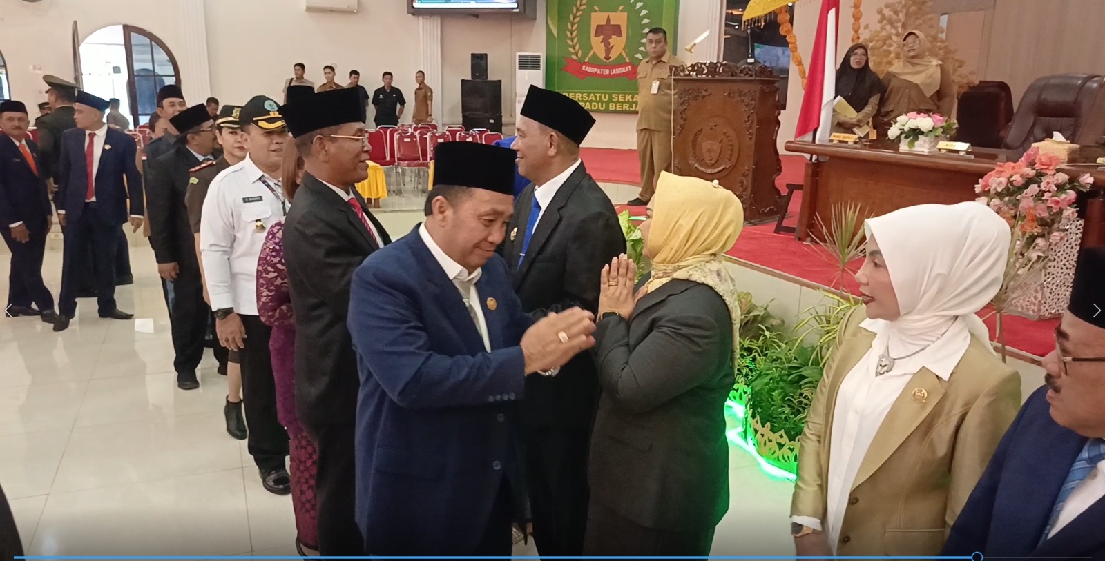 DPRD Langkat Gelar Paripurna Perdana Pidato Syah Afandin Sebagai Bupati