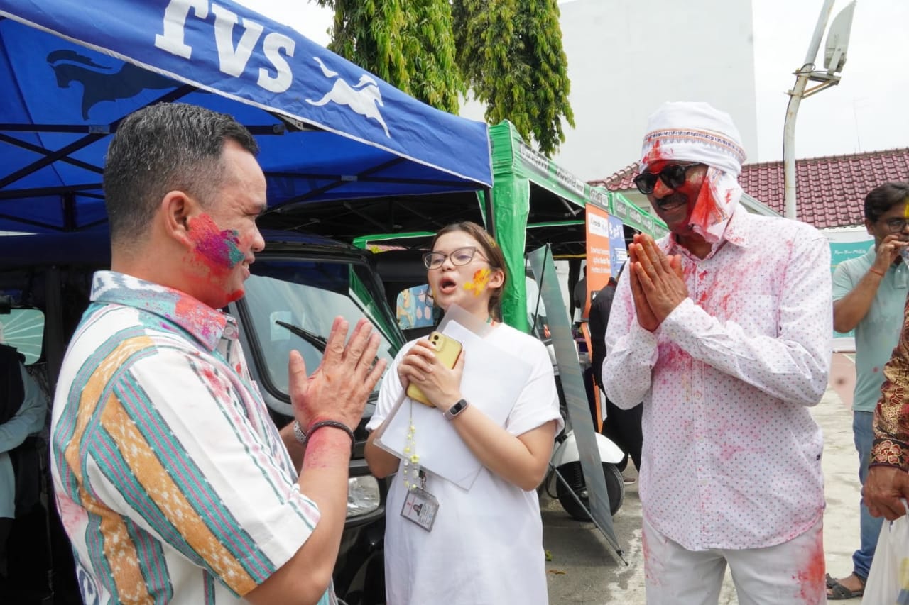 Pemko Medan Sambut Suka Cita Perayaan Festival Holi di Konjen India