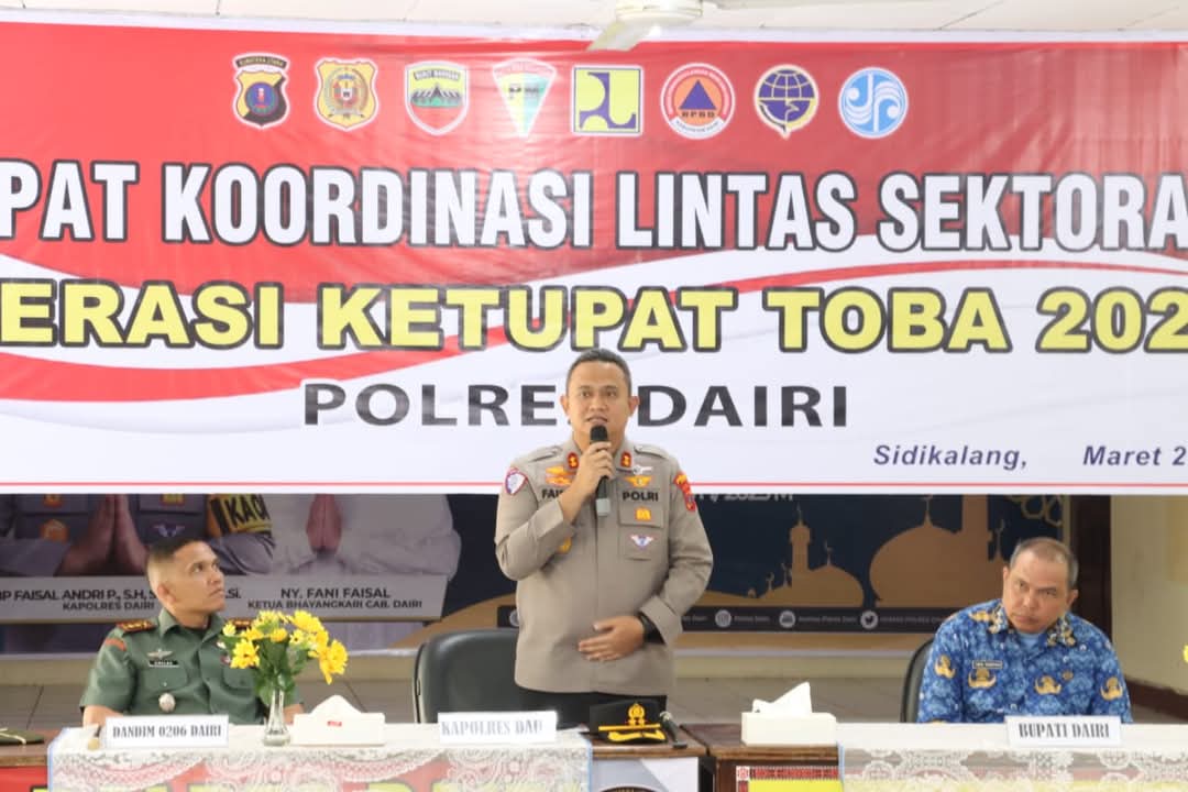 Dishub Dairi Ikuti Rapat Koordinasi Lintas Sektoral Operasi Ketupat Toba 2025