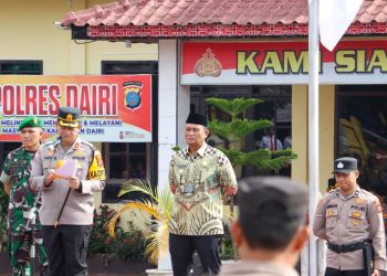 Wakil Bupati Dairi Hadiri Apel Pasukan Operasi Ketupat Toba 2025