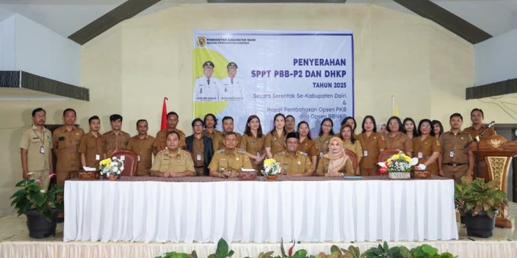 Pemkab Dairi Distribusikan SPPT PBB-P2 dan DHKP 2025