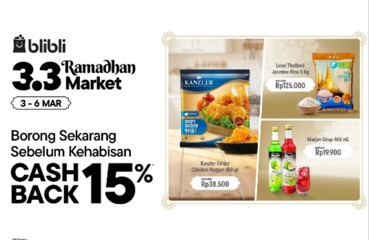 Ramadhan Market di Blibli: Belanja Kebutuhan Rumah Tangga dan Groceries Sebulan Bebas Worry, Gratis Ongkir Setiap Hari