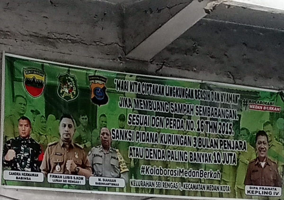 Lurah Sei Rengas I Sosialisasikan Kebersihan Lingkungan