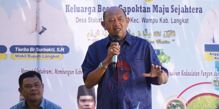 Bupati Langkat Hadiri Halal Bihalal Gapoktan, Dorong Ketahanan Pangan