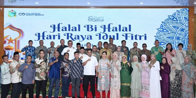 Halalbihalal dengan Kepala Daerah se-Sumut, Gubernur Bobby Sebut Sebagai Semangat Kolaborasi
