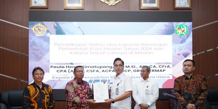 Terima Entry Meeting BPK, Rico Waas: Jika Mau Kota Ini Maju Harus Dimulai dari Sistem Keuangan yang Baik