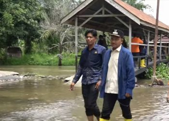 Tinjau Lokasi Banjir, Wali Kota Tanjungbalai Dorong Kolaborasi Lintas Sektor