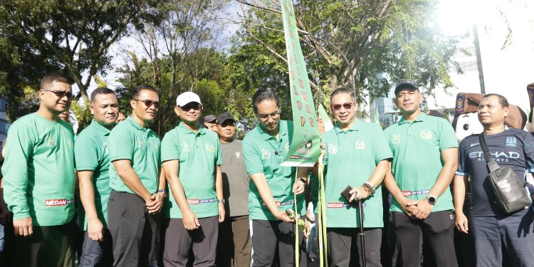 CFD Medan Dimeriahkan HUT Satpol PP dan Satlinmas, Wali Kota Rico Harapkan Satpol PP Jadi Kebanggaan Masyarakat