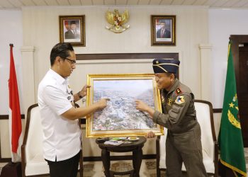 Rico Waas Terima Foto Indah Kota Medan dari Udara