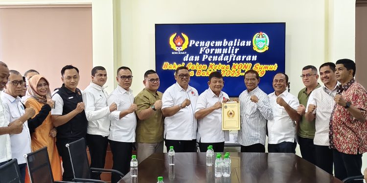 Kembalikan Formulir, Hatunggal Siregar Berpeluang Kuat Jadi Calon Tunggal Ketum KONI Sumut