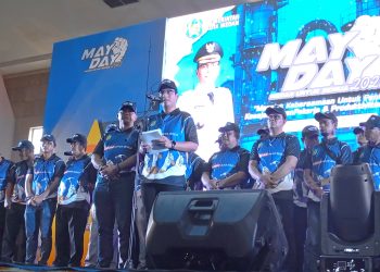Rayakan Mayday Bersama Ribuan Buruh, Wali Kota Rico: Buruh Jadi Bagian Penting dalam Pembangunan