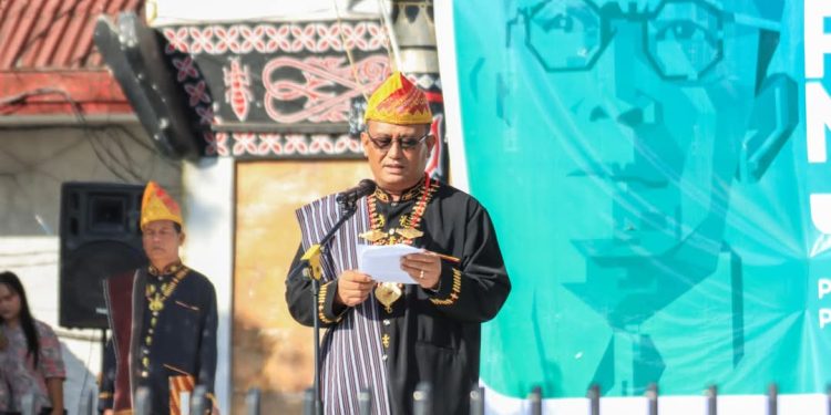 Wabup Wahyu Pimpin Upacara Hardiknas di Kabupaten Dairi