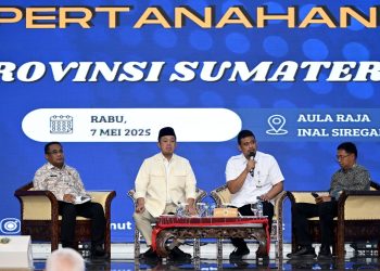 Menteri ATR/BPN Rapat Bersama Gubernur Bobby Bahas Penyelesaian Pertanahan di Sumut