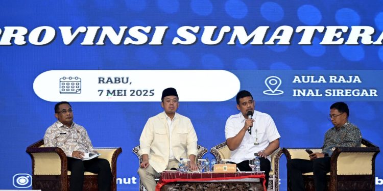 Menteri ATR/BPN Rapat Bersama Gubernur Bobby Bahas Penyelesaian Pertanahan di Sumut