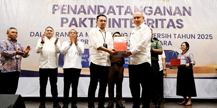 Seluruh Kepala Daerah di Sumut Teken Pakta Integritas Wujudkan SPMB Bersih