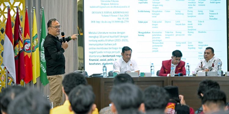 Plt Kadis Kominfo Sumut Ajak Mahasiswa Hindari Judi Online