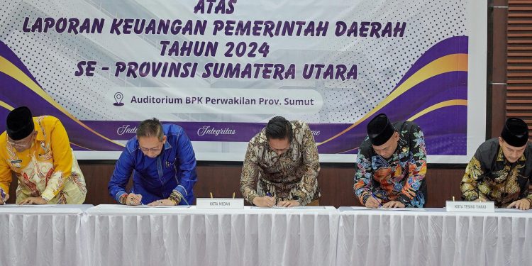 BPK Sampaikan LHP LKPD 2024, Lima Kali Berturut-turut Pemko Medan Dapat Opini WTP