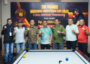 76 Team Harimau Sumatera Cup 2025 Dimulai, Geliatkan Biliar dan Lahirkan Atlet Berprestasi