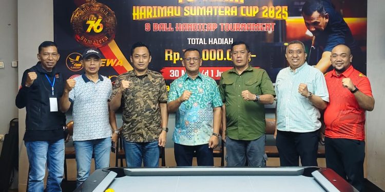 76 Team Harimau Sumatera Cup 2025 Dimulai, Geliatkan Biliar dan Lahirkan Atlet Berprestasi