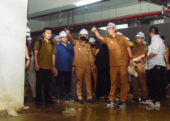 Pastikan Progres Pengerjaan Berjalan Lancar, Zakiyuddin Harahap Tinjau Basement Lapangan Merdeka