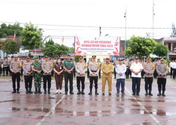 Polres Dairi Gelar Apel Operasi Patuh Toba 2025