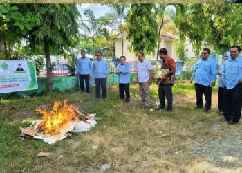 Tertib Administrasi dan Cegah Penyalahgunaan, Kemenag Deliserdang Musnahkan Ribuan Dokumen Nikah Kadaluarsa