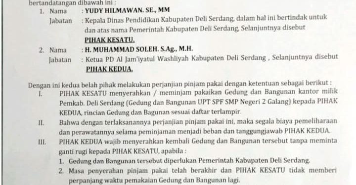 Al-Washliyah Sumut Kecam Arogansi Bupati Deliserdang