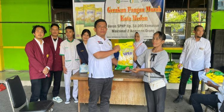 Bantu Masyarakat Peroleh Beras Harga Terjangkau, Pemko Medan Gelar Gerakan Pangan Murah