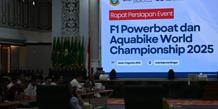 Digelar di Kabupaten Toba, Pemprov Sumut Pastikan Kesiapan Aquabike dan F1 Powerboat 2025