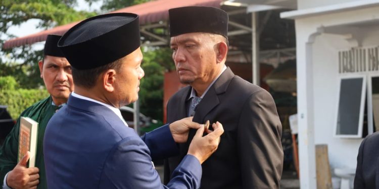 Untuk Pertama Kali Mahyaruddin Salim Lantik Penjabat Pemko Tanjungbalai