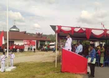 Upacara Peringatan HUT-RI di Kecamatan Sumbul