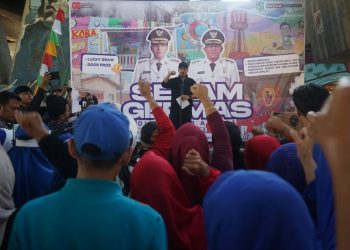 Senam Germas Medan Amplas Meriah! Warga dan UMKM Bersatu di Ruang Publik Hijau