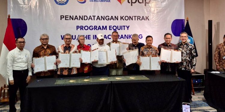Rektor USU Tandatangani Program Equity 2025 World Class University Oleh Kemdiktisaintek