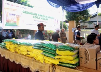 Gerakan Pangan Murah di Medan, Beras Dijual Rp 11.600/Kg
