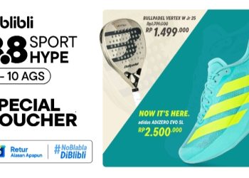 Cari Sepatu Lari Hingga Raket Padel Paling Hype, Ada di Blibli Double Day 8.8